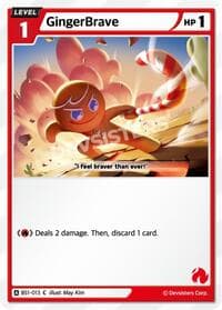GingerBrave (013) - Brave Beginning - CookieRun: Braverse TCG card