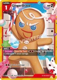 GingerBrave (014) - Brave Beginning - CookieRun: Braverse TCG card