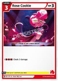 Rose Cookie (015) - Brave Beginning - CookieRun: Braverse TCG card