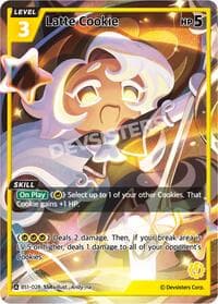 Latte Cookie (SSR) - Brave Beginning - CookieRun: Braverse TCG card