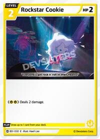 Rockstar Cookie - Brave Beginning - CookieRun: Braverse TCG card