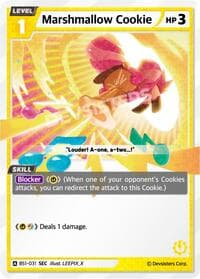 Marshmallow Cookie (SEC) - Brave Beginning - CookieRun: Braverse TCG card