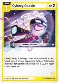 Cyborg Cookie (SEC) - Brave Beginning - CookieRun: Braverse TCG card