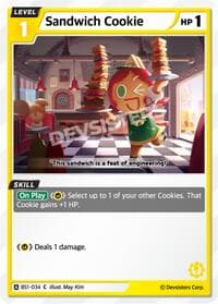 Sandwich Cookie - Brave Beginning - CookieRun: Braverse TCG card