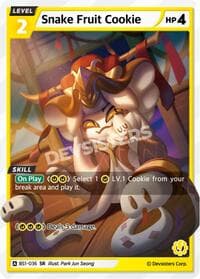 Snake Fruit Cookie - Brave Beginning - CookieRun: Braverse TCG card
