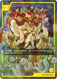 Snake Fruit Cookie (SSR) - Brave Beginning - CookieRun: Braverse TCG card