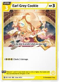 Earl Grey Cookie (SEC) - Brave Beginning - CookieRun: Braverse TCG card