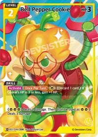 Bell PepperCookie (SSR) - Brave Beginning - CookieRun: Braverse TCG card