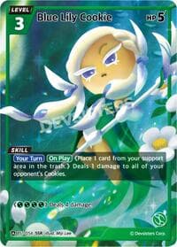 Blue Lily Cookie (SSR) - Brave Beginning - CookieRun: Braverse TCG card