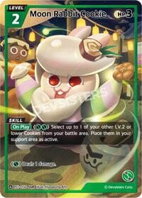 Moon Rabbit Cookie (SSR) - Brave Beginning - CookieRun: Braverse TCG card