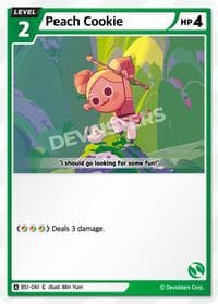Peach Cookie - Brave Beginning - CookieRun: Braverse TCG card