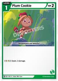 Plum Cookie - Brave Beginning - CookieRun: Braverse TCG card