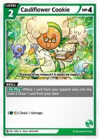 Cauliflower Cookie - Brave Beginning - CookieRun: Braverse TCG card