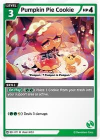 Pumpkin Pie Cookie - Brave Beginning - CookieRun: Braverse TCG card