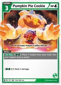 Pumpkin Pie Cookie (SEC) - Brave Beginning - CookieRun: Braverse TCG card