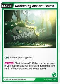 Awakening Ancient Forest - Brave Beginning - CookieRun: Braverse TCG card
