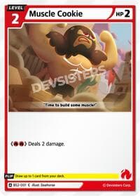 Muscle Cookie - Brave Beginning - CookieRun: Braverse TCG card