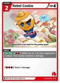 Rebel Cookie - Brave Beginning - CookieRun: Braverse TCG card