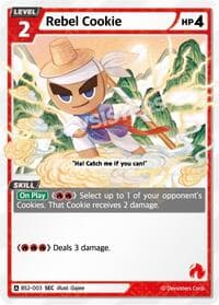 Rebel Cookie (SEC) - Brave Beginning - CookieRun: Braverse TCG card
