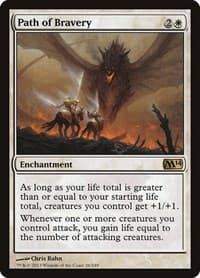 Path of Bravery - Magic 2014 (M14) - Magic: The Gathering card