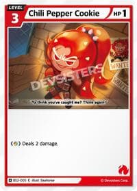 Chili Pepper Cookie - Brave Beginning - CookieRun: Braverse TCG card