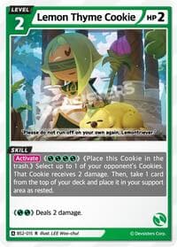 Lemon Thyme Cookie - Brave Beginning - CookieRun: Braverse TCG card