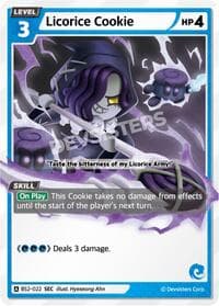 Licorice Cookie (SEC) - Brave Beginning - CookieRun: Braverse TCG card