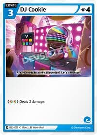 DJ Cookie - Brave Beginning - CookieRun: Braverse TCG card