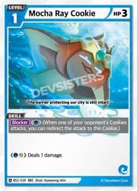 Mocha Ray Cookie (SEC) - Brave Beginning - CookieRun: Braverse TCG card