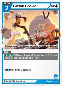 Cotton Cookie (SEC) - Brave Beginning - CookieRun: Braverse TCG card