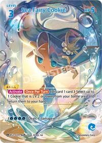 Sea Fairy Cookie (SUR) - Brave Beginning - CookieRun: Braverse TCG card
