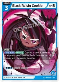 Black Raisin Cookie - Brave Beginning - CookieRun: Braverse TCG card