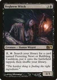 Bogbrew Witch - Magic 2014 (M14) - Magic: The Gathering card