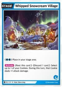 Whipped Snowcream Village - Brave Beginning - CookieRun: Braverse TCG card