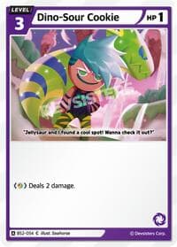 Dino-Sour Cookie - Brave Beginning - CookieRun: Braverse TCG card