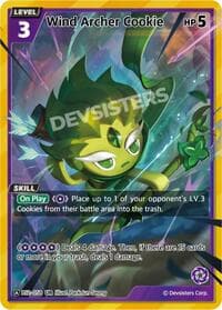 Wind Archer Cookie - Brave Beginning - CookieRun: Braverse TCG card