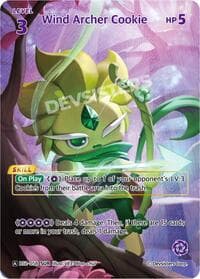 Wind Archer Cookie (SUR) - Brave Beginning - CookieRun: Braverse TCG card