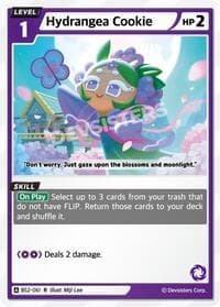 Hydrangea Cookie - Brave Beginning - CookieRun: Braverse TCG card