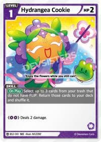 Hydrangea Cookie (SEC) - Brave Beginning - CookieRun: Braverse TCG card