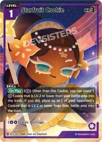Starfruit Cookie (SSR) - Brave Beginning - CookieRun: Braverse TCG card