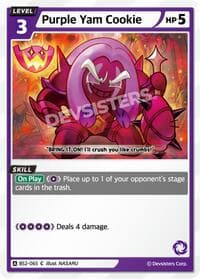 Purple Yam Cookie - Brave Beginning - CookieRun: Braverse TCG card