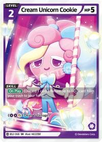Cream Unicorn Cookie - Brave Beginning - CookieRun: Braverse TCG card