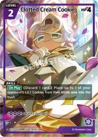 Clotted Cream Cookie (SSR) - Brave Beginning - CookieRun: Braverse TCG card