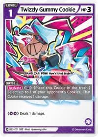 Twizzly Gummy Cookie (SEC) - Brave Beginning - CookieRun: Braverse TCG card