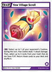 Yew Village Scroll - Brave Beginning - CookieRun: Braverse TCG card