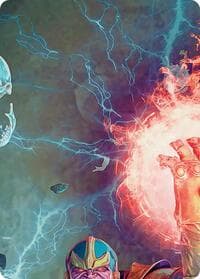 Thanos, the Mad Titan Art Card (2/9) - Art Series: Marvel Super Heroes - Magic: The Gathering card