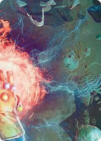 Thanos, the Mad Titan Art Card (3/9) - Art Series: Marvel Super Heroes - Magic: The Gathering card