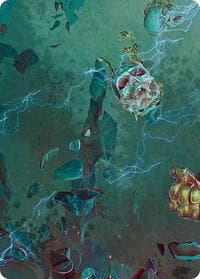 Thanos, the Mad Titan Art Card (4/9) - Art Series: Marvel Super Heroes - Magic: The Gathering card