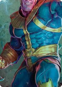 Thanos, the Mad Titan Art Card (5/9) - Art Series: Marvel Super Heroes - Magic: The Gathering card