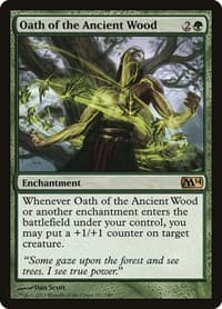 Oath of the Ancient Wood - Magic 2014 (M14) - Magic: The Gathering card